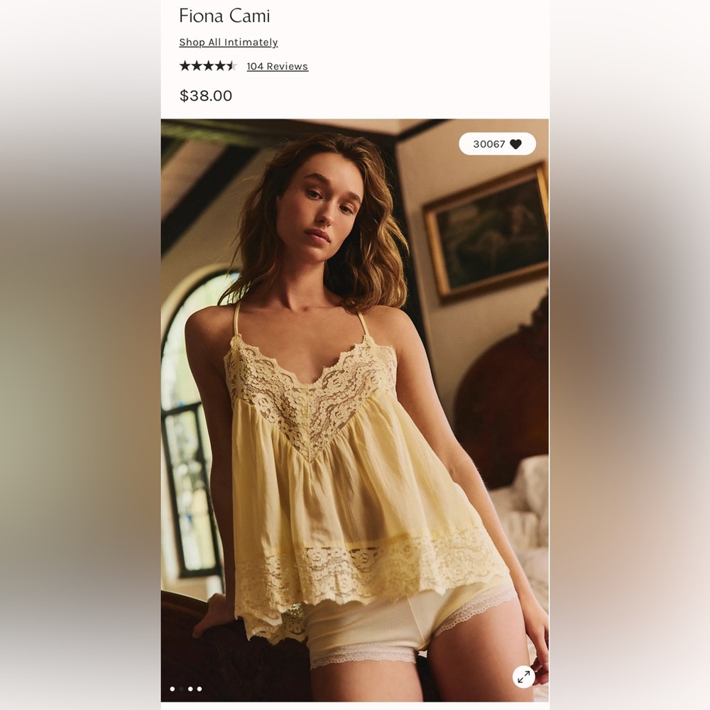 Free People Fiona Cami XL